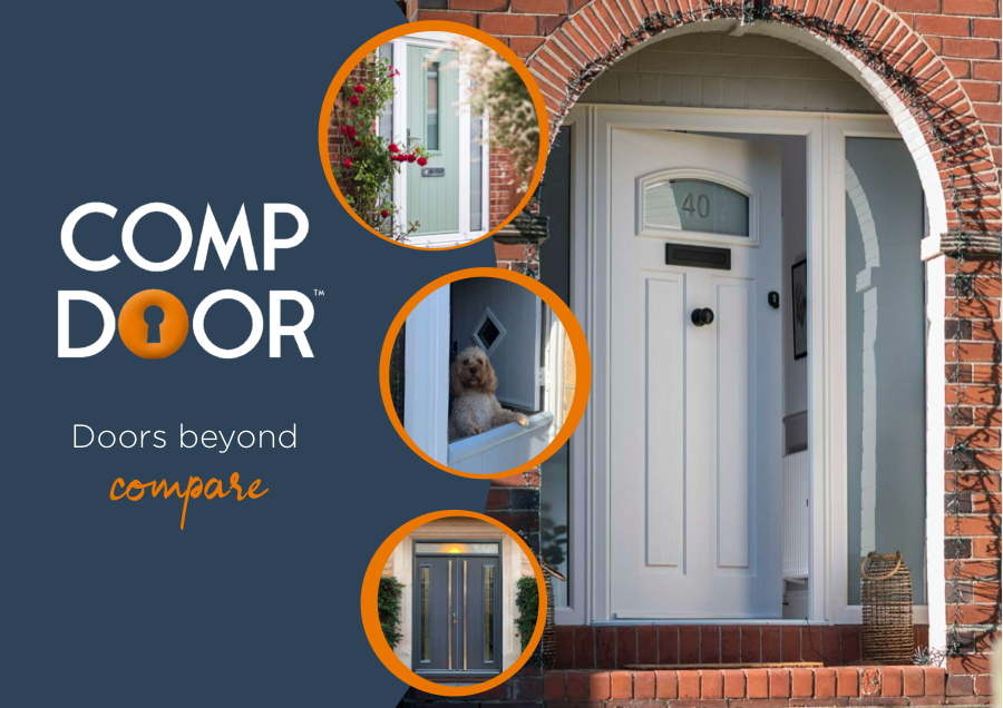 Comp Door brochure front cover