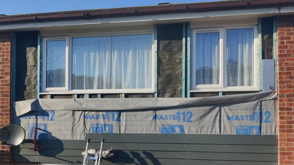 Cladding repair and replacement example from the A&E Window Doctor gallery