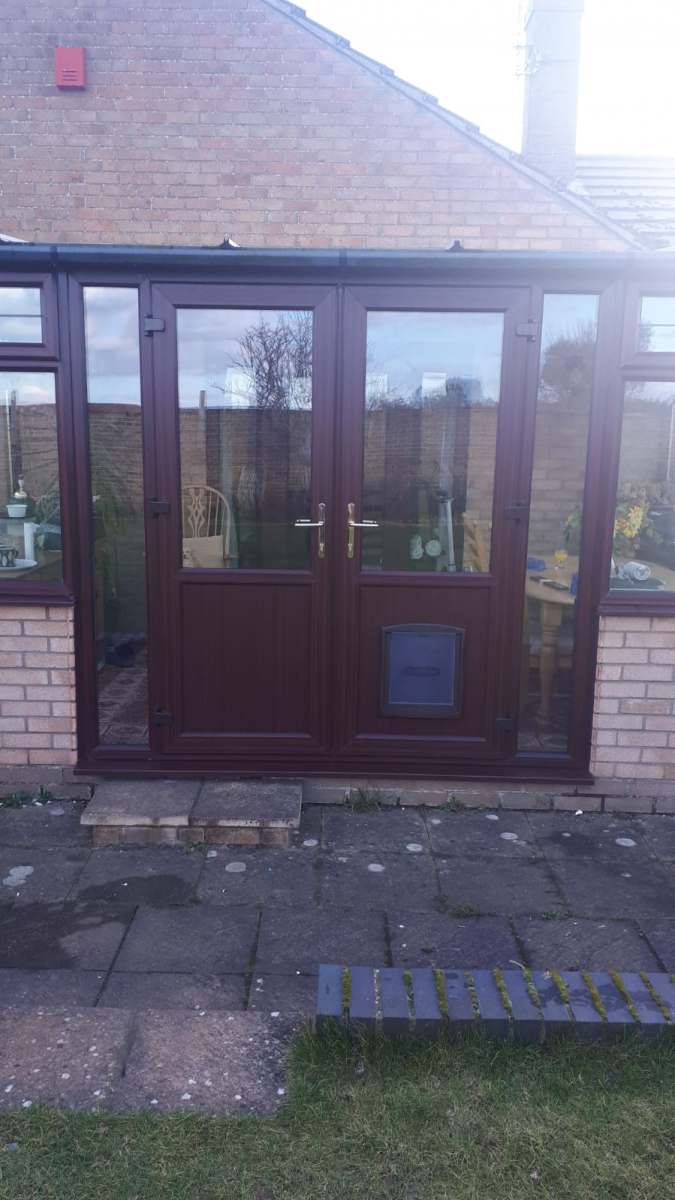 Conservatory door repair in Harwich, Essex by A&E Window Doctor