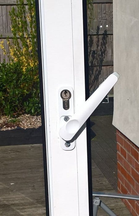 Door handle and lock replacement