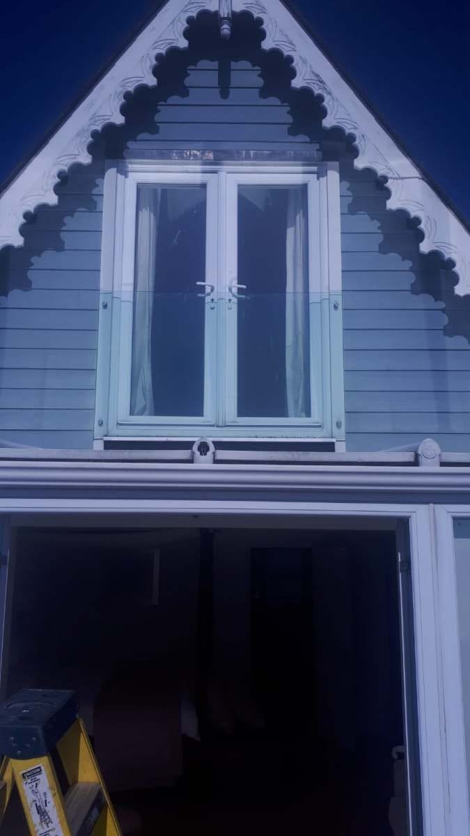 White upstairs window replacement in Thorpe-le-Soken, Essex by A&E Window Doctor