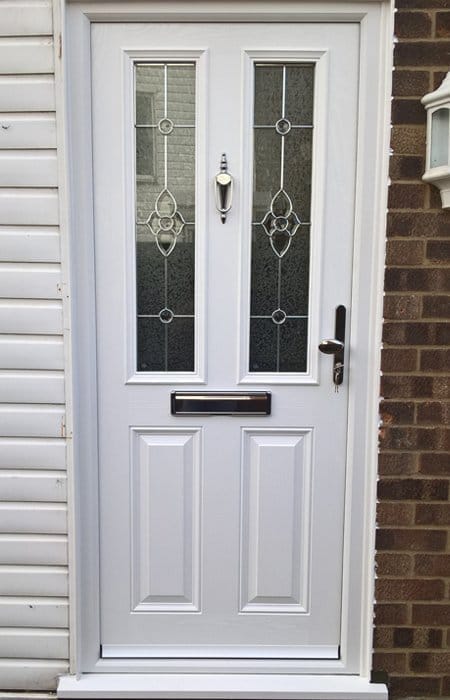 White uPVC door replacement in Wivenhoe, Essex by A&E Window Doctor