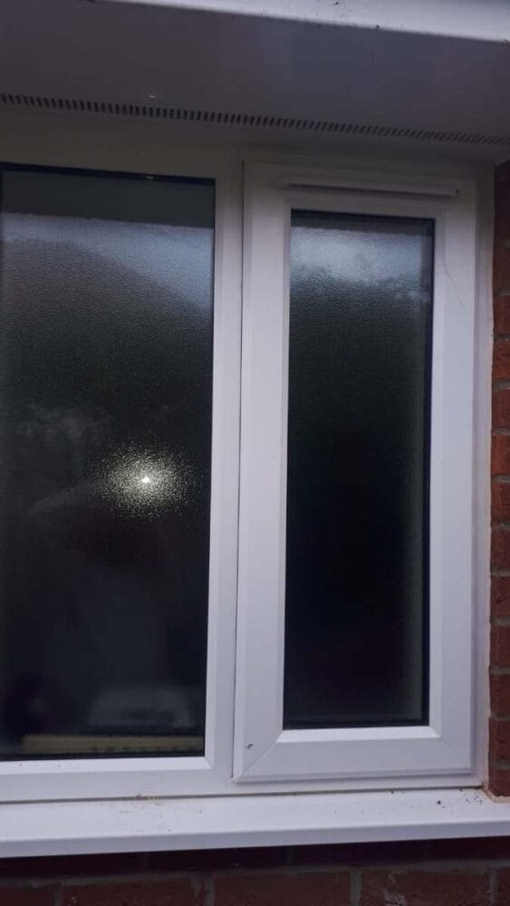 White uPVC french doors in Harwich, Essex by A&E Window Doctor